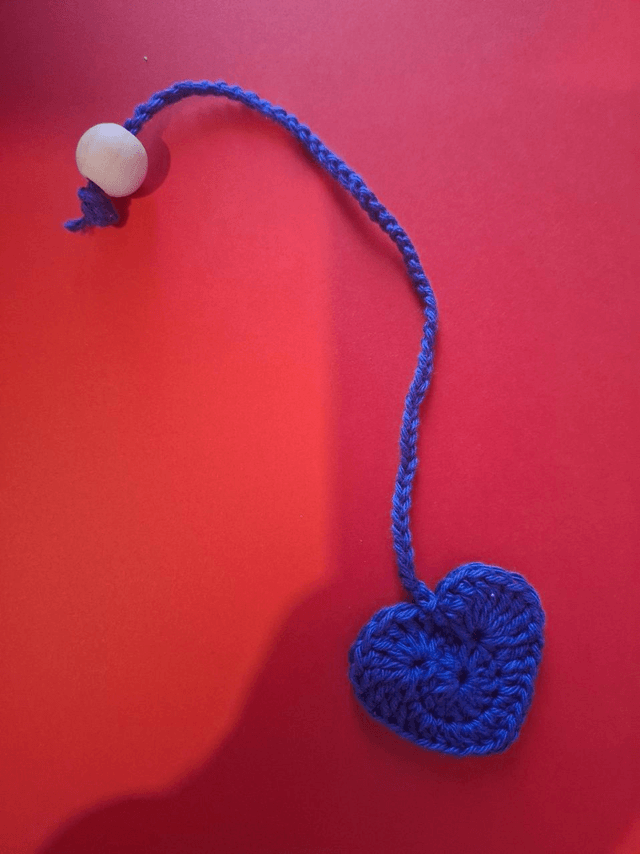 Marque page coeur